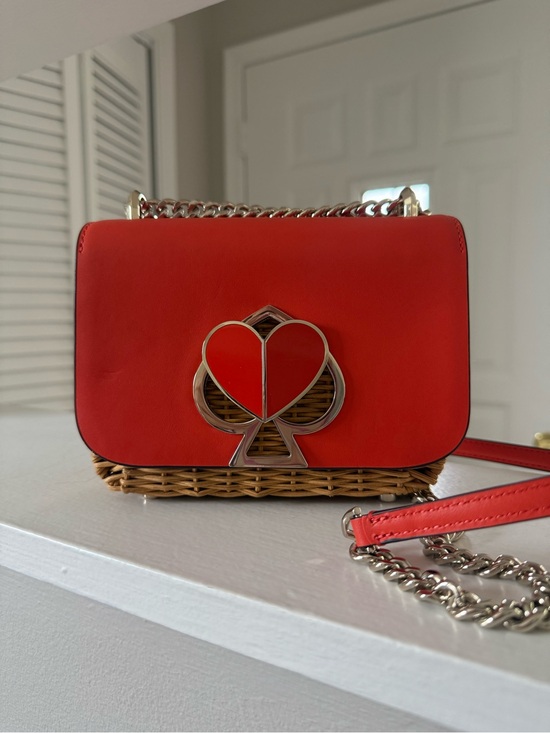 kate spade Handbags - kate spade wicker nicola twistlock bag